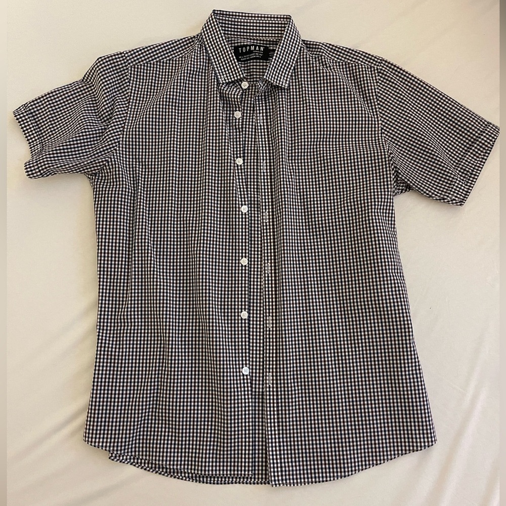 Top Man Short Sleeve Button Down